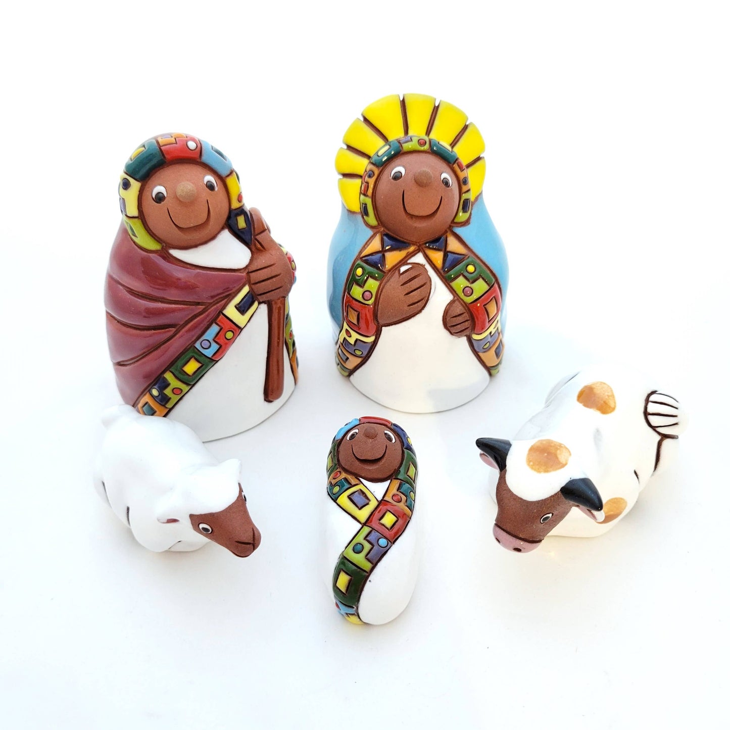 Five Piece Aymara Nativity