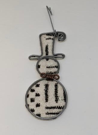 Adorno de muñeco de nieve