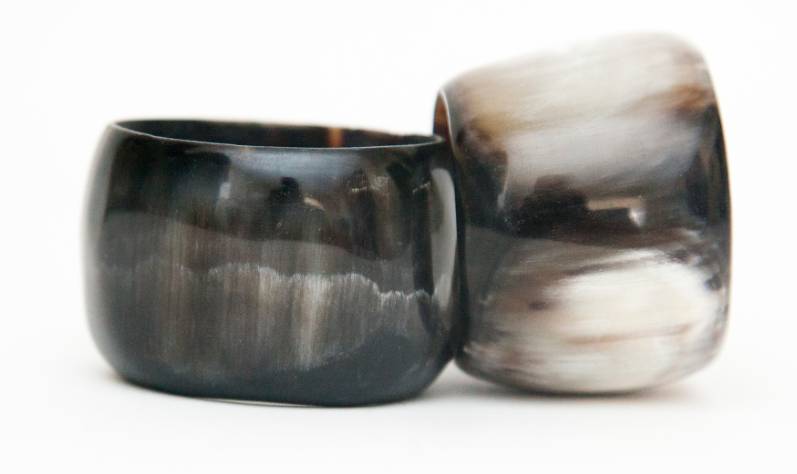 Reclaimed Horn Napkin Rings
