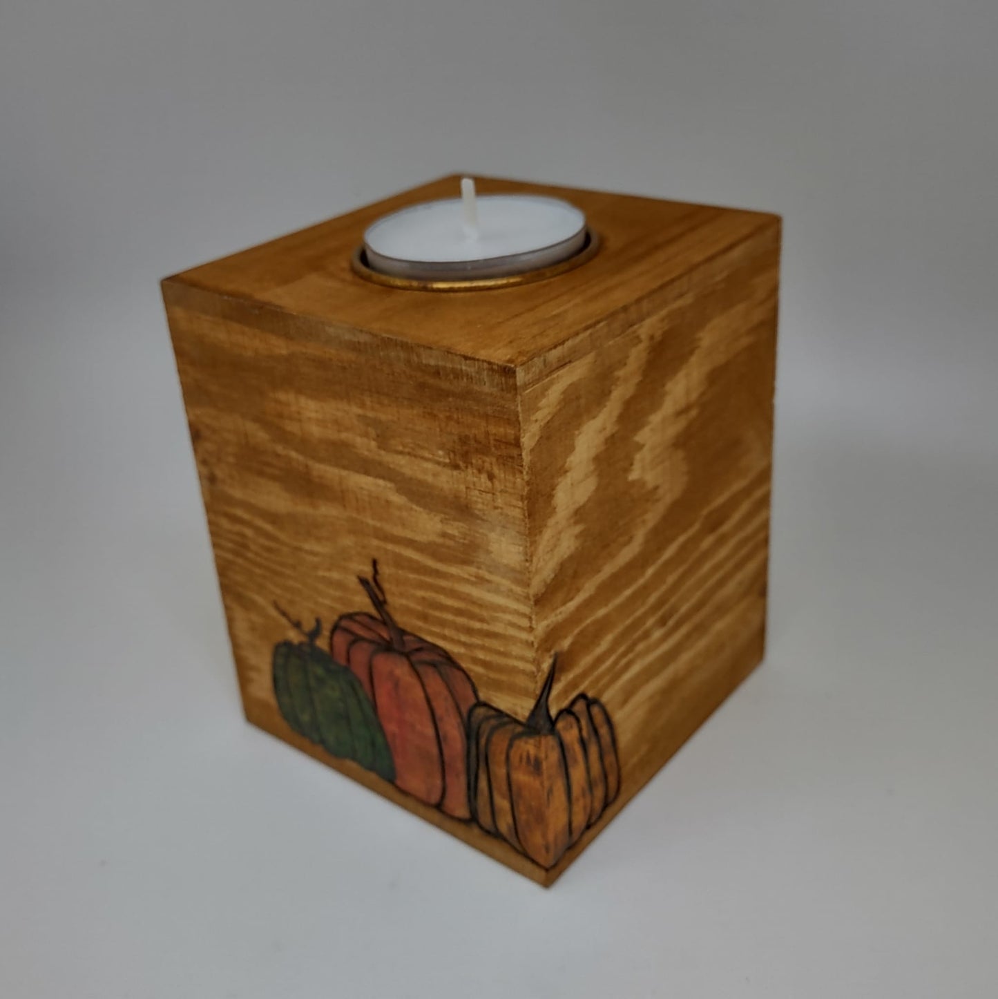 Pumpkin Trio Candleholder