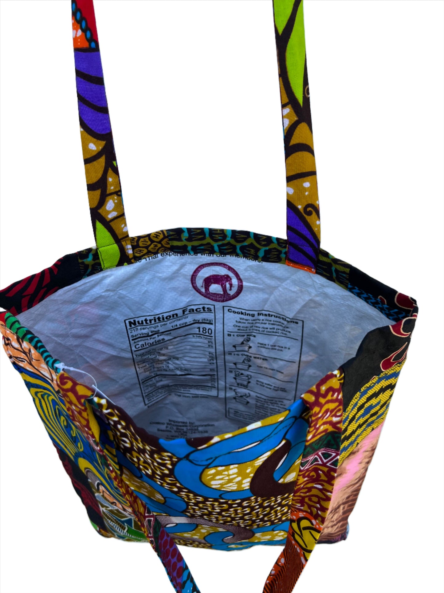Bolso de compras de retazos