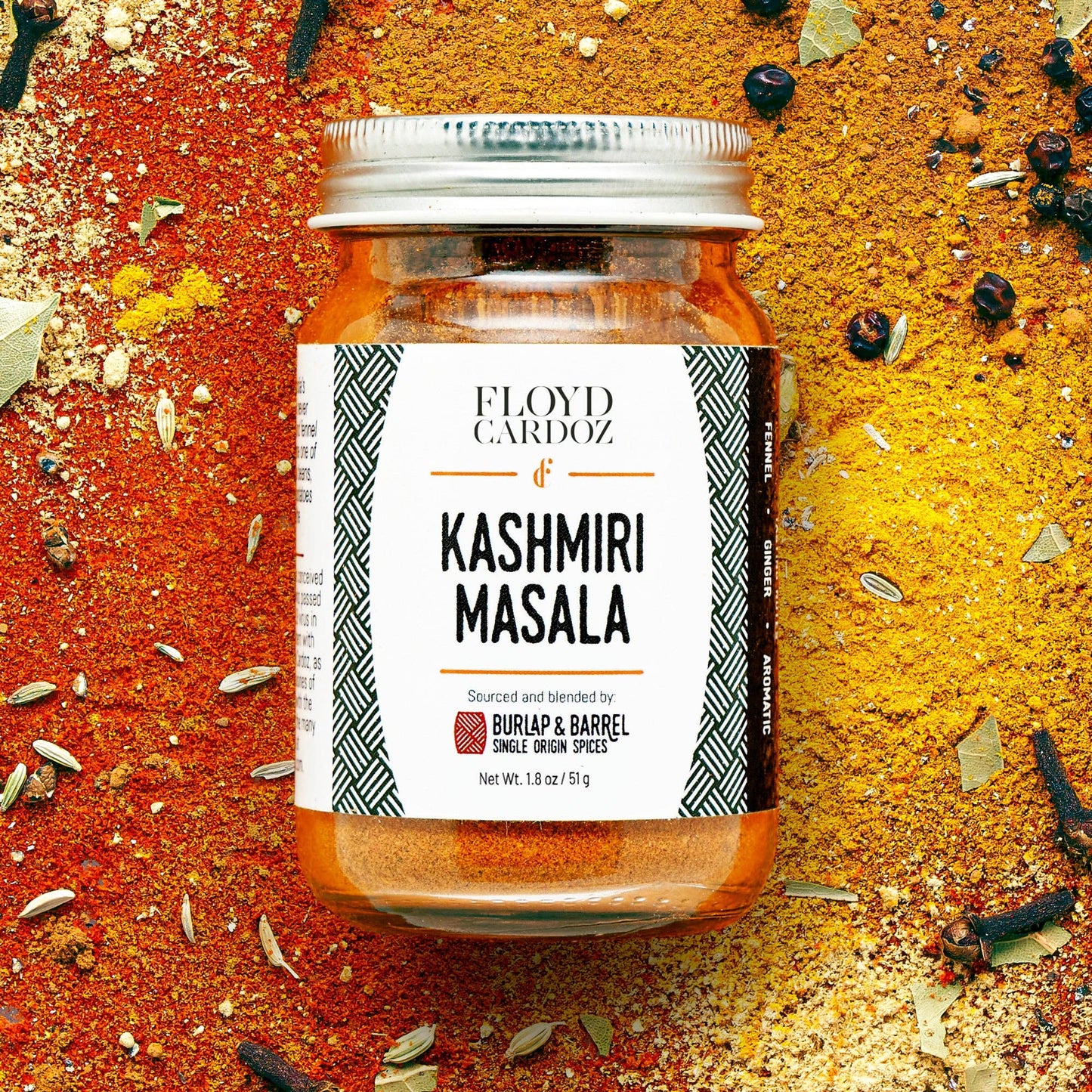 Kashmiri Masala - Mezcla de especias y condimentos de origen único