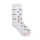 Socks that Support Mental Health (Gray Yogis): Medium