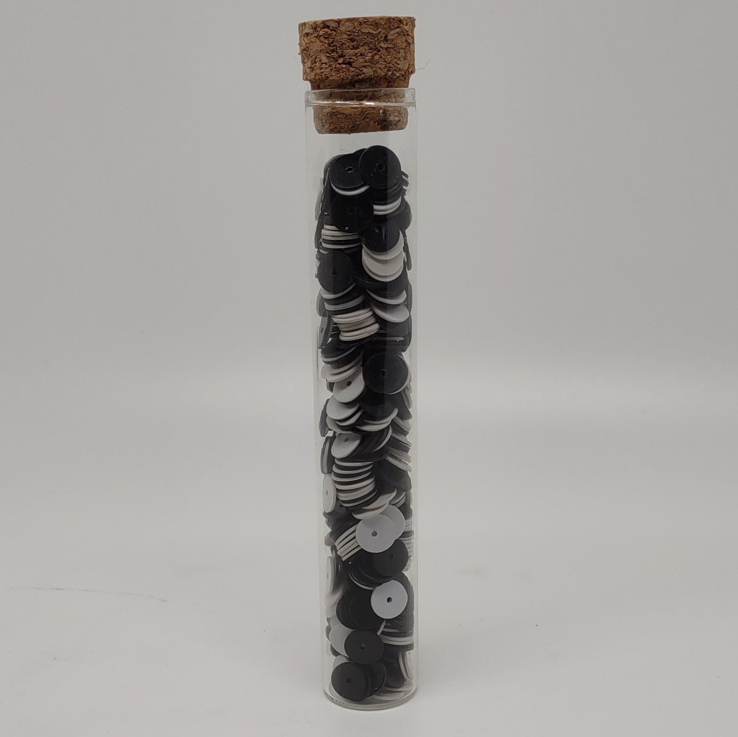 Black and White Bead Test Tube