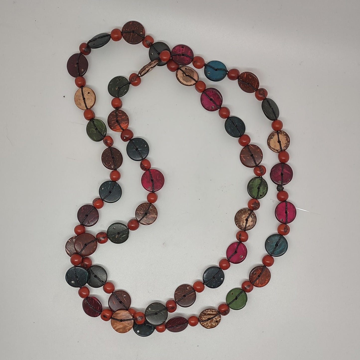 Collar de cuentas de açaí
