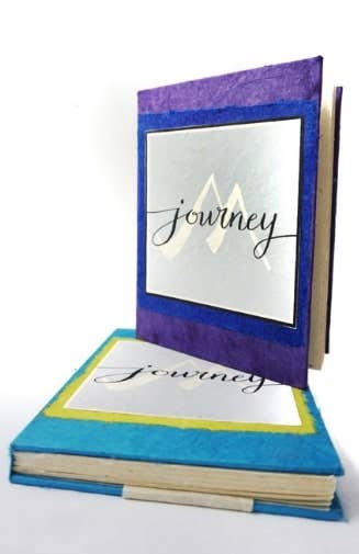 Journey Design Small Hardcover Journal, Tree-Free