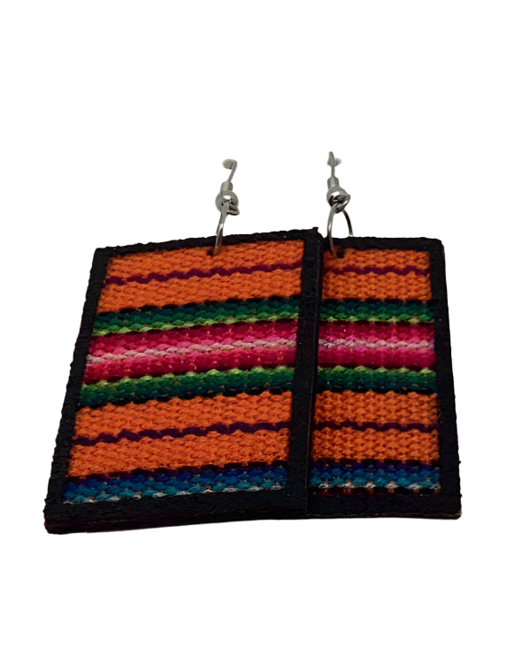 Pendientes rectangulares vibrantes