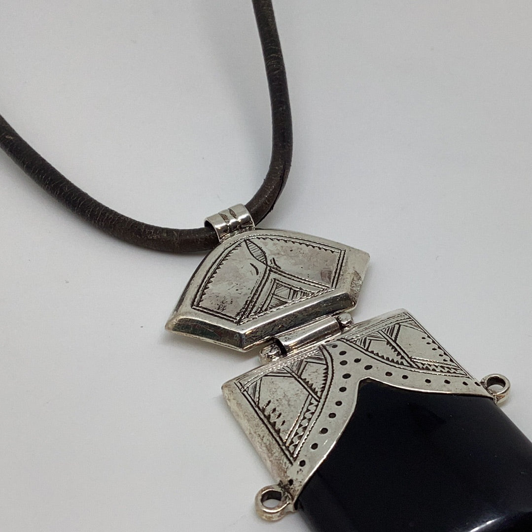 Tuareg silver necklace