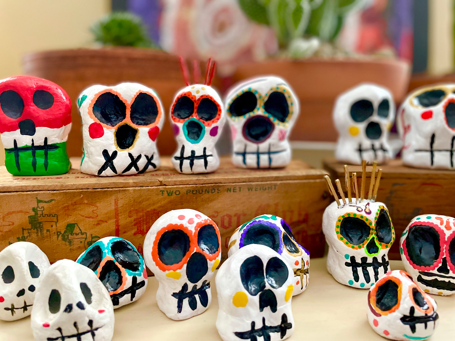 Clay Sugar Skull Painting Workshop with Ryan Hudson
