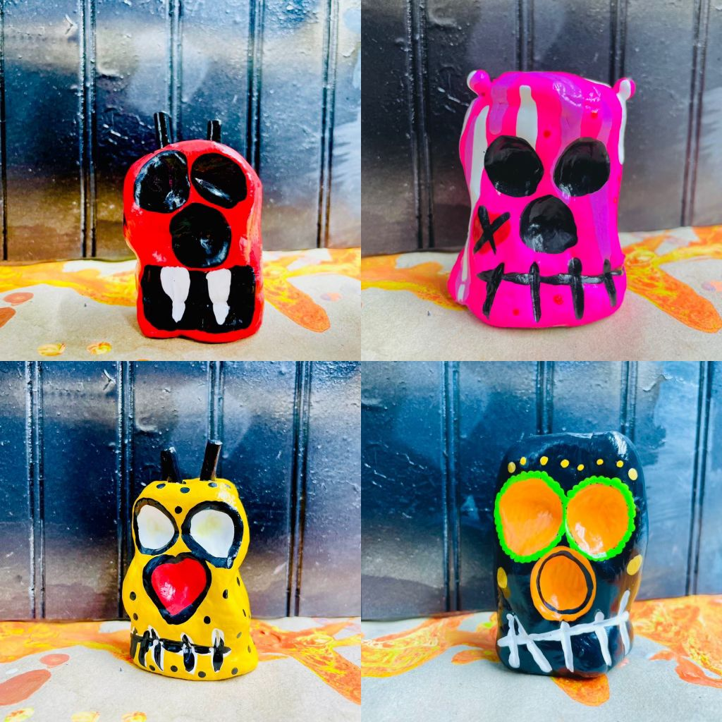 Clay Sugar Skull Painting Workshop with Ryan Hudson