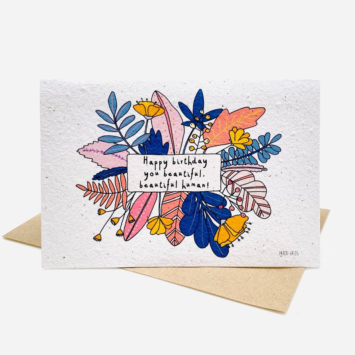 Growing Paper greeting card - Beautiful Human: Paper Band