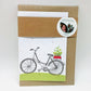 Growing Paper greeting card - Bicycle: Paper Band