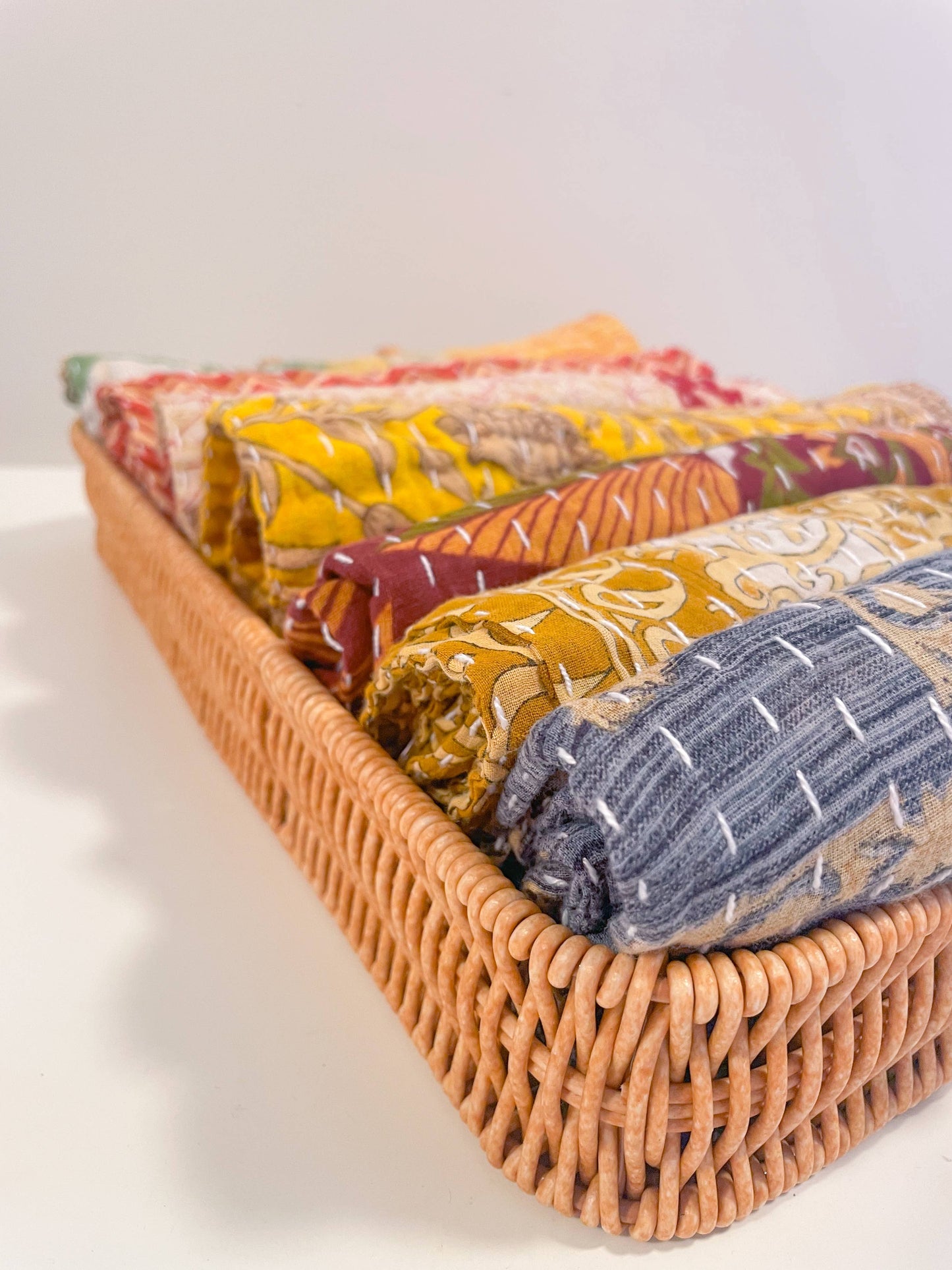 Kantha Kitchen Towel |  Fall Vibes