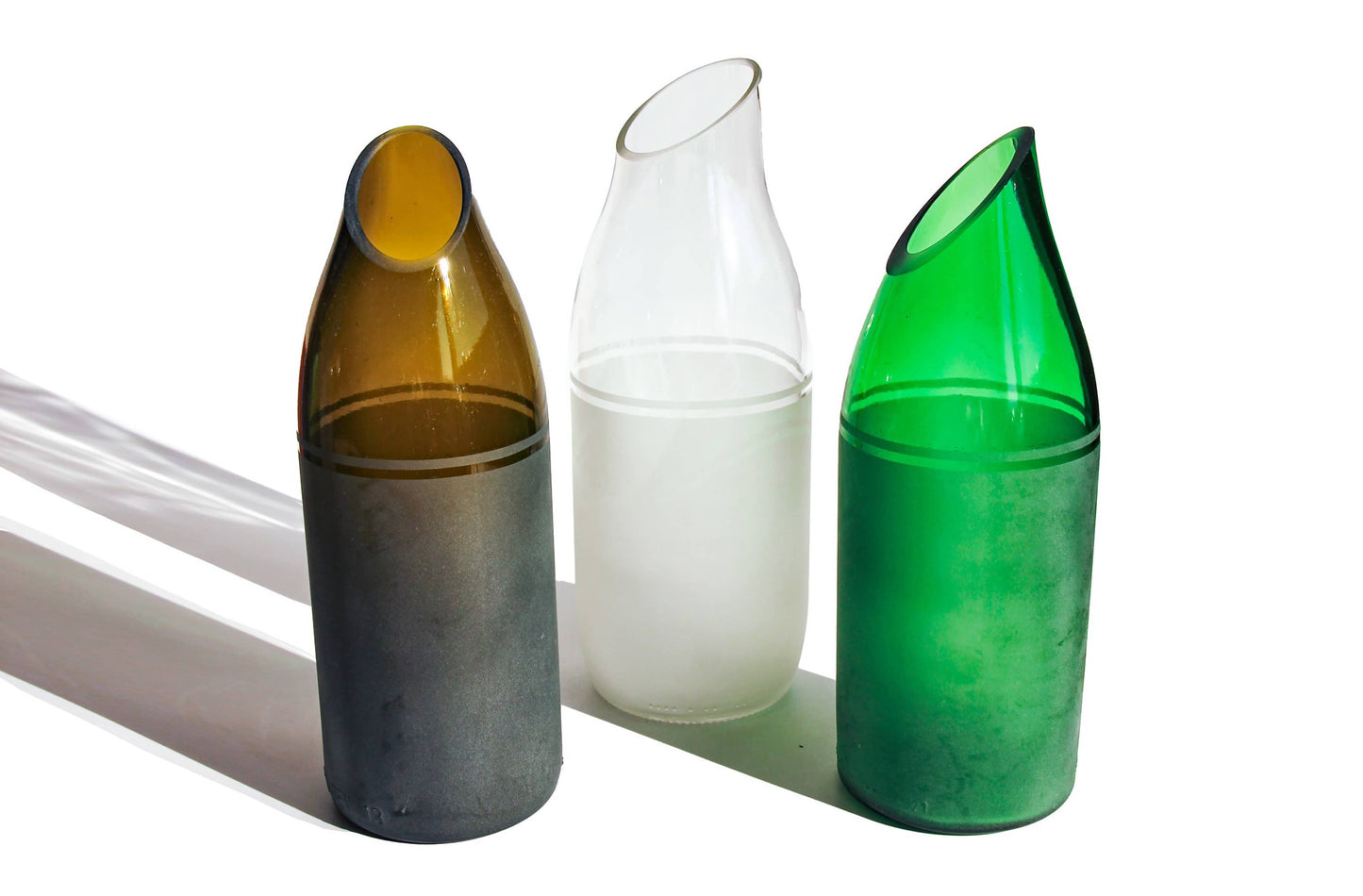 Howaida Jug/Vase Eco - Upcycled Hand-Crafted: Amber