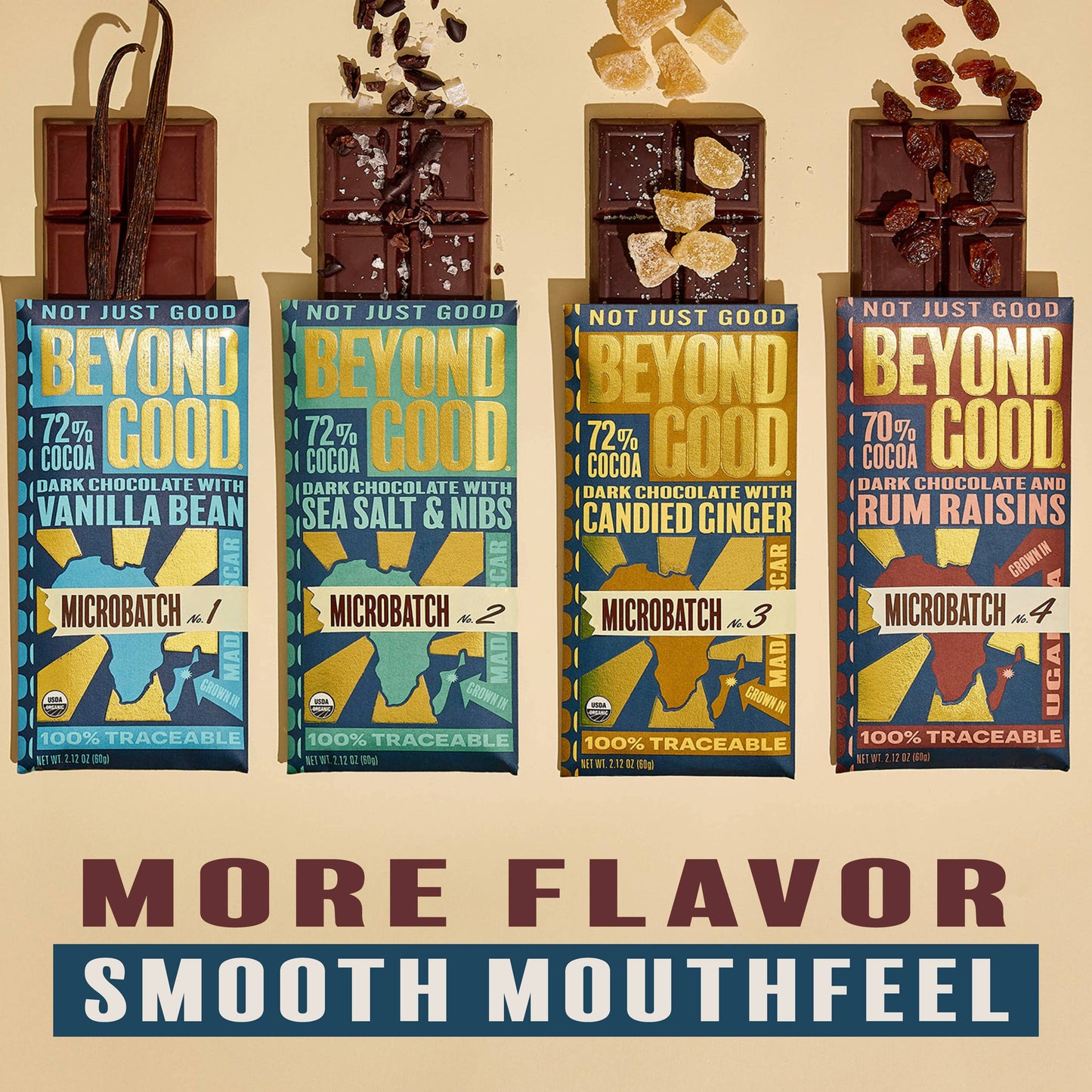 [Microbatch] 72% Cocoa Dark Chocolate with Sea Salt & Nibs