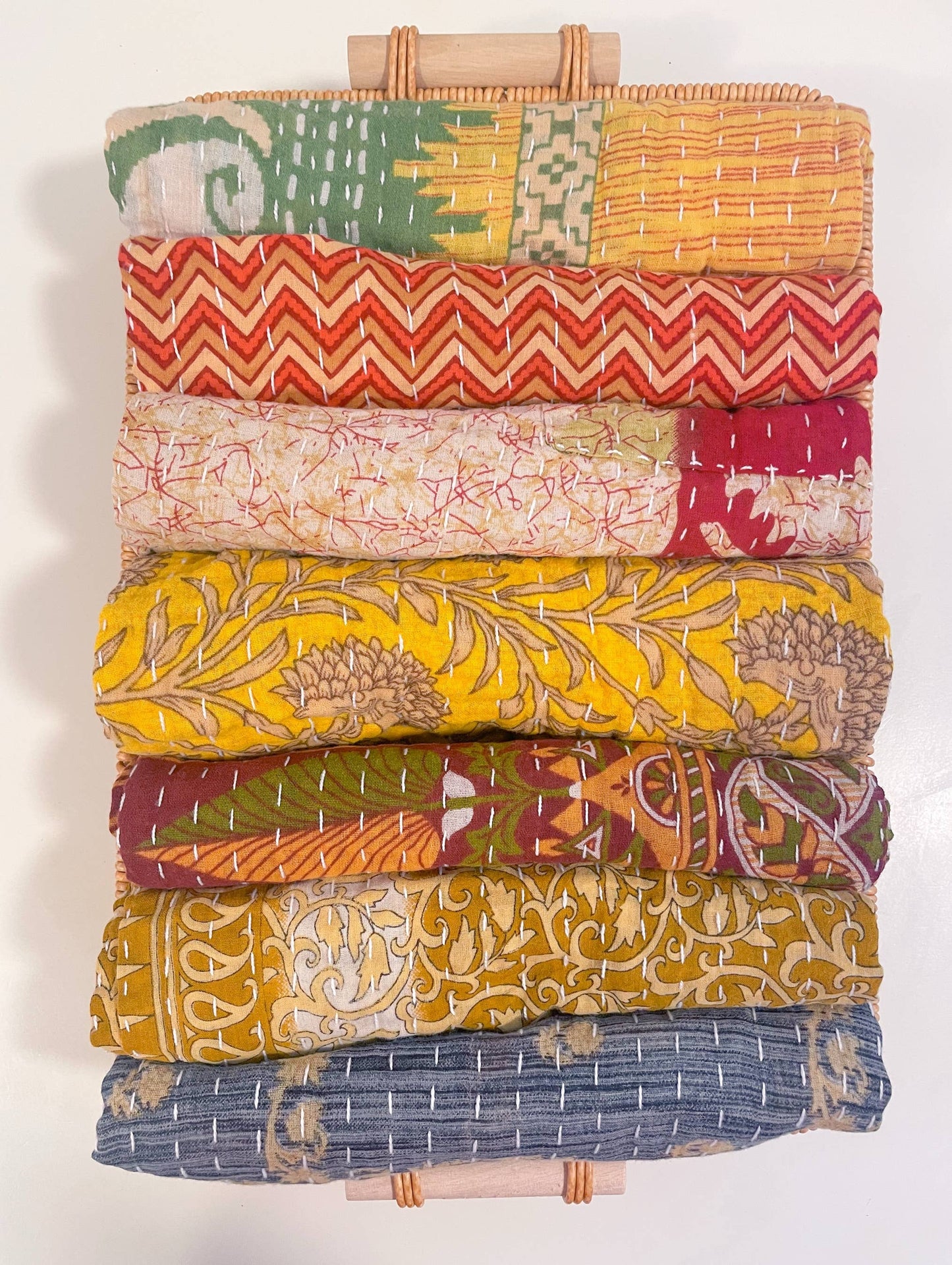 Kantha Kitchen Towel |  Fall Vibes