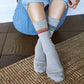 Socks that Save LGBTQ Lives (Alternating Rainbow Stripes): Small