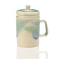 Northern Lights Ceramic Tea Infuser Mug