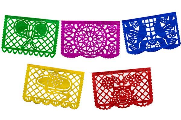 Mini Papel Picado Banner - Multicolor