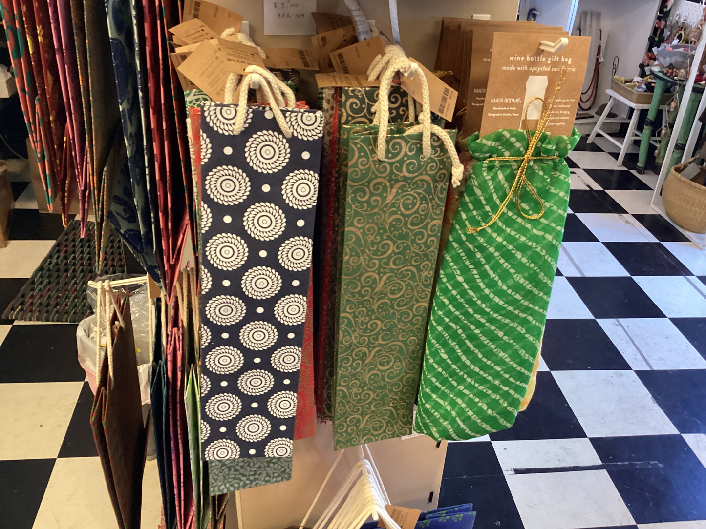 Wine Gift Bag Paper Tree Free