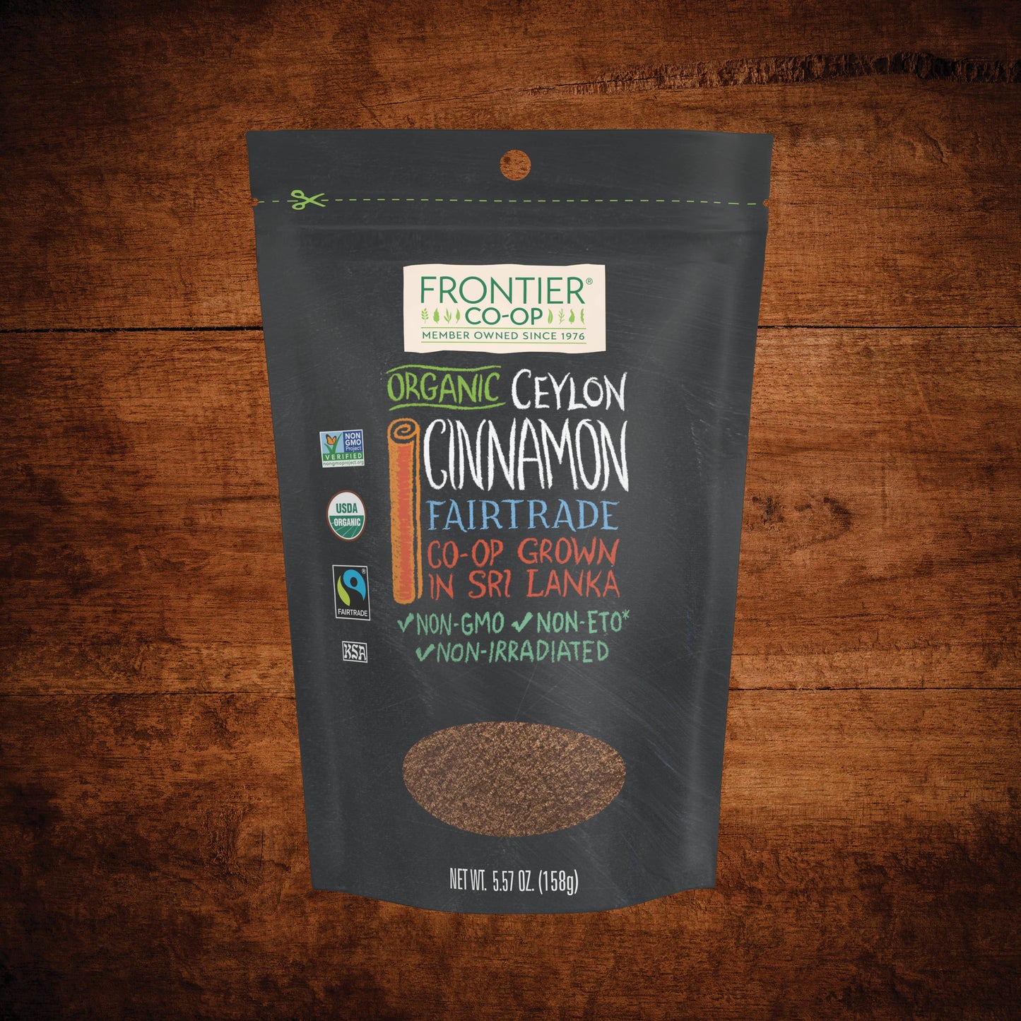 Ceylon Cinnamon, Certified Organic, Fairtrade, 5.57 Oz.