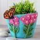 Monarch Bouquet Felt Pot