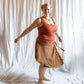 Sari Wrap Skirt: Cool Tones / Maxi / 02-12