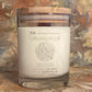 100% Natural Soy Wax Candle scented with organic essential oils