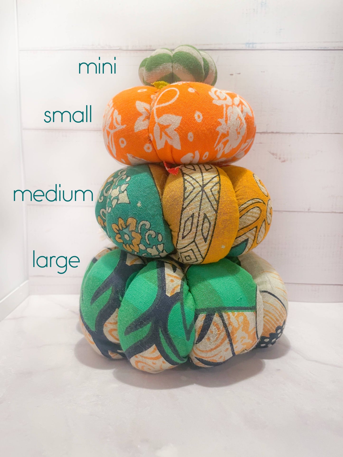 Mini Saree Pumpkin Bag