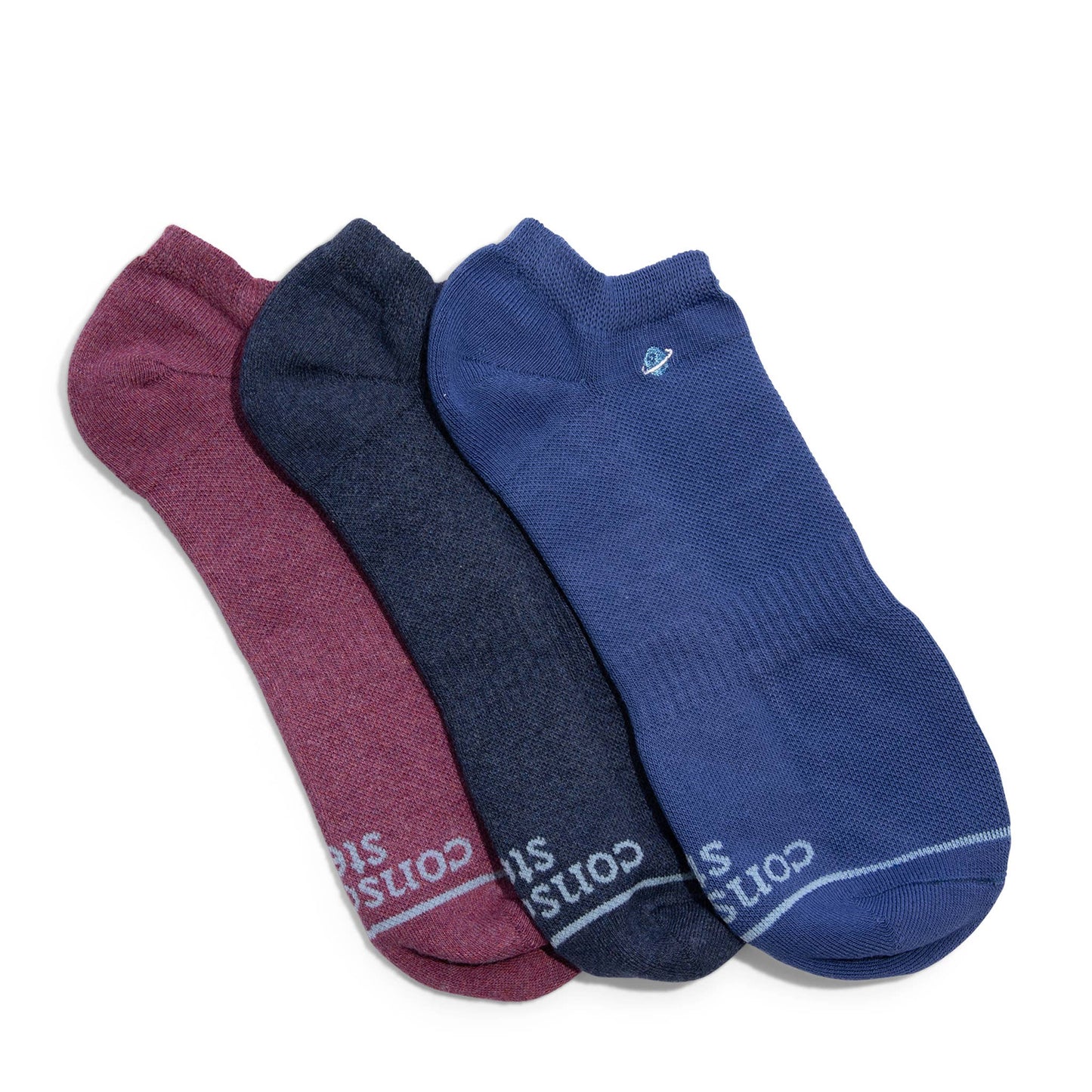 Boxed Set Ankle Socks that Support Space Exploration: Small