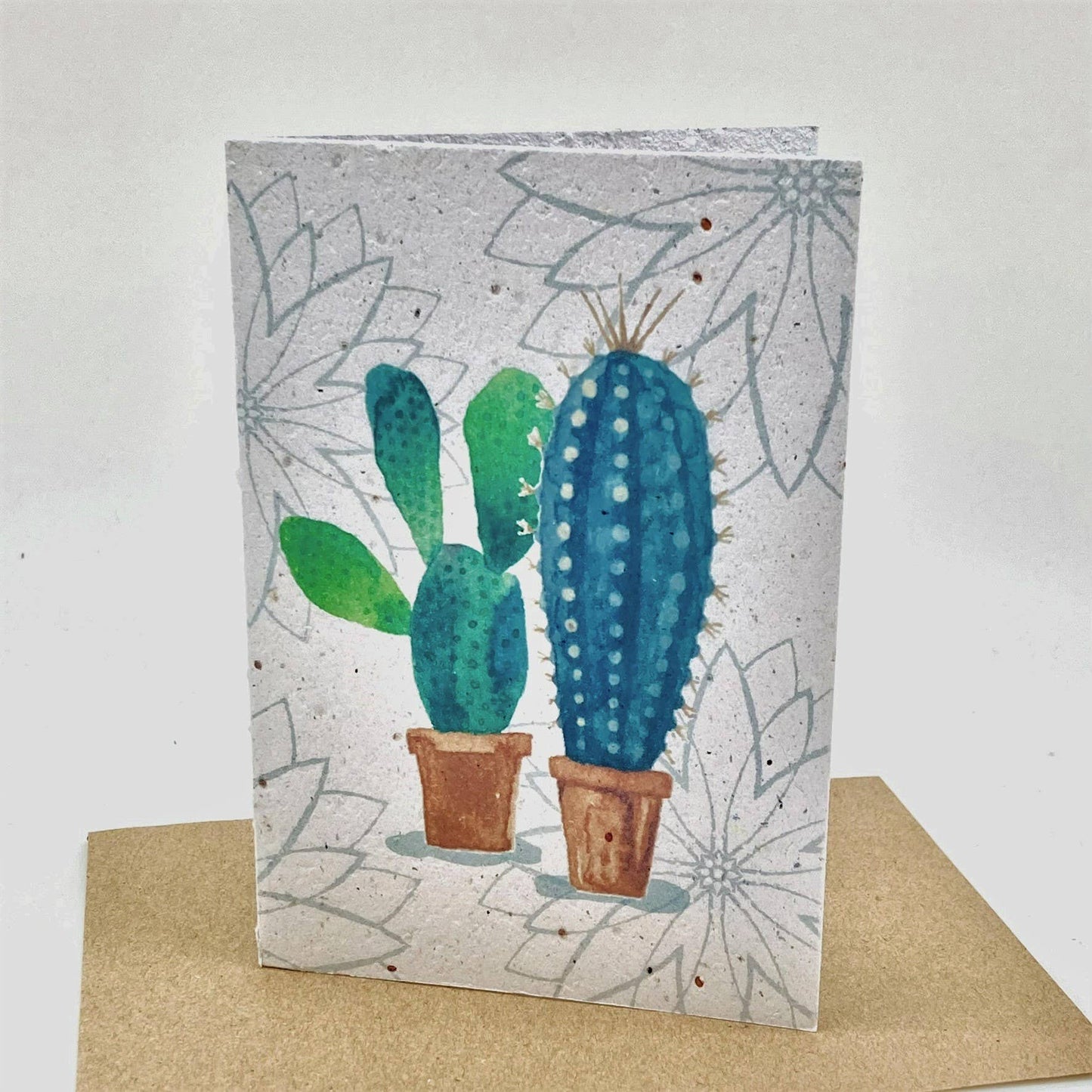 Growing Paper greeting card - Cactus: Paper Band