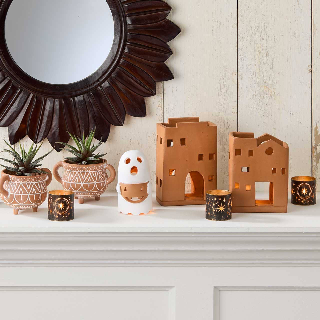 Cauldron Terracotta Planters - Set of 2