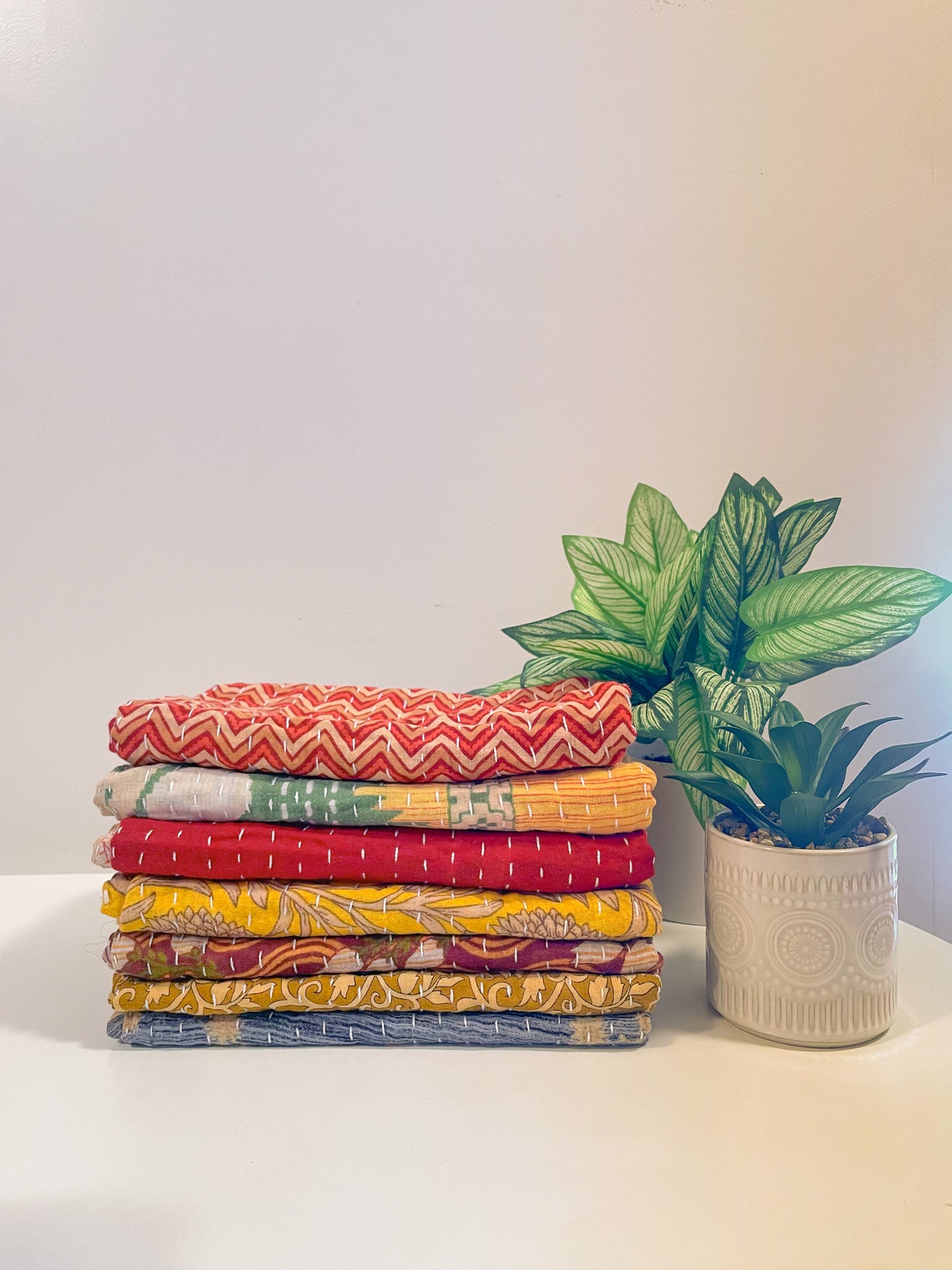 Kantha Kitchen Towel |  Fall Vibes