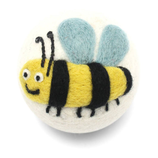 Bees: Eco Wool Dryer Balls Fair Trade: Bee