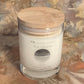 100% Natural Soy Wax Candle scented with organic essential oils