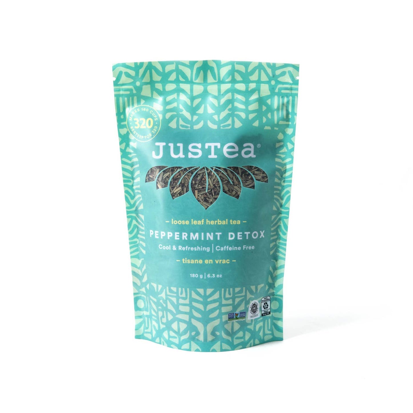 Peppermint Detox - BULK Herbal Tea in Large Resealable Pouch