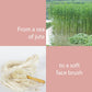 Dry Face Brush - Soft Jute, All Natural