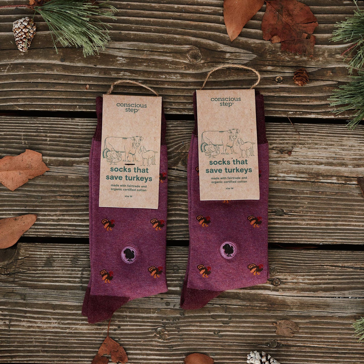 Socks that Save Turkeys: Medium