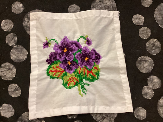 Embroidered Tissue Squares