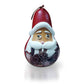 Jolly Santa Gourd Christmas Ornament