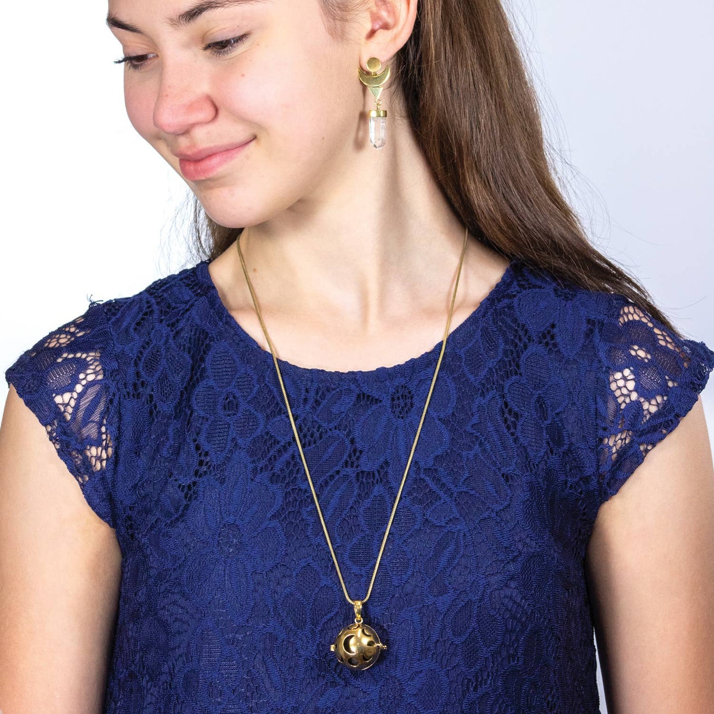 Moon Phase Diffuser Necklace