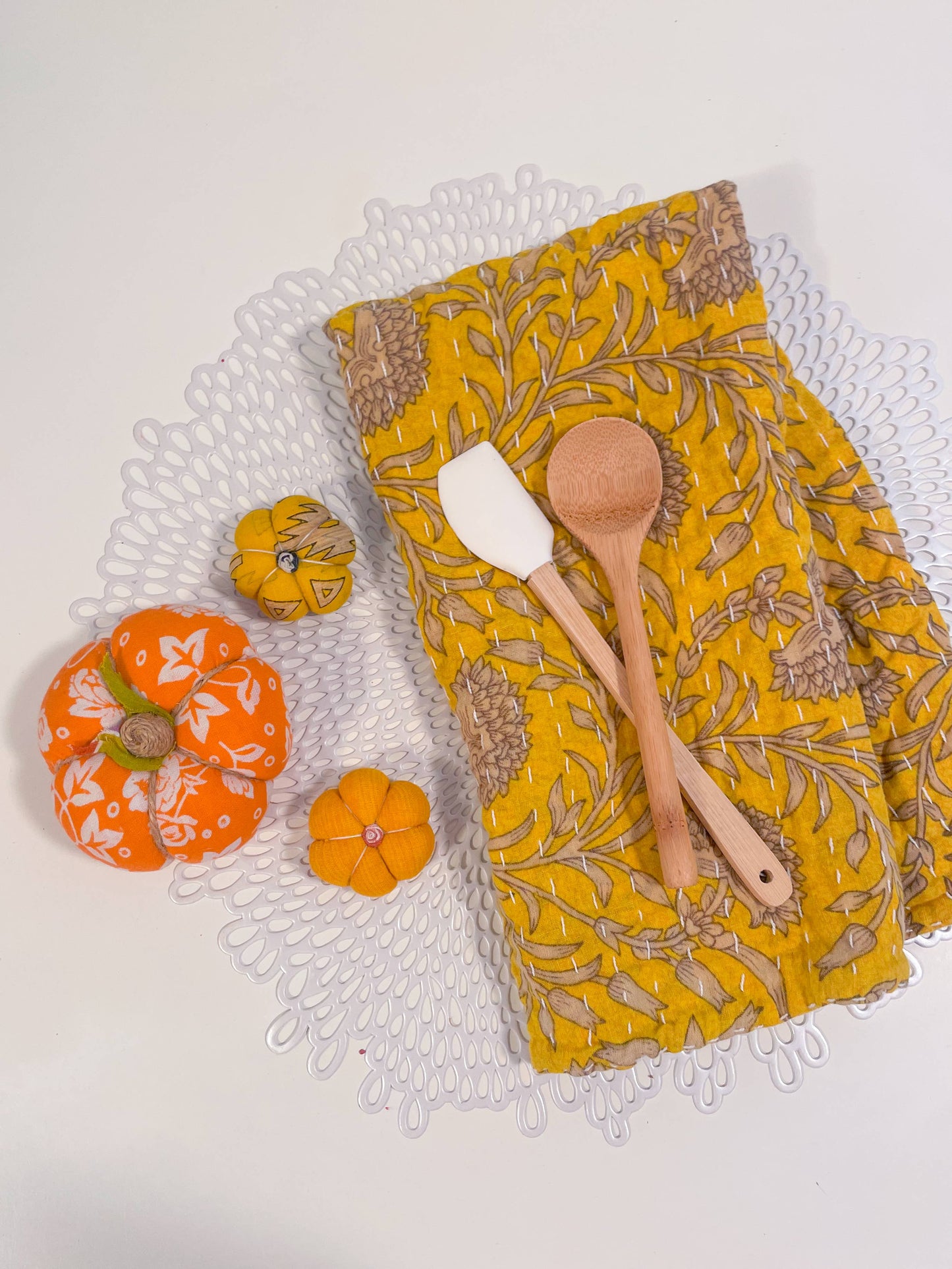 Kantha Kitchen Towel |  Fall Vibes