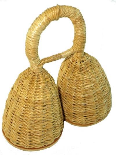 Caxixi Doble Coctelera Lrg Natural Instrument