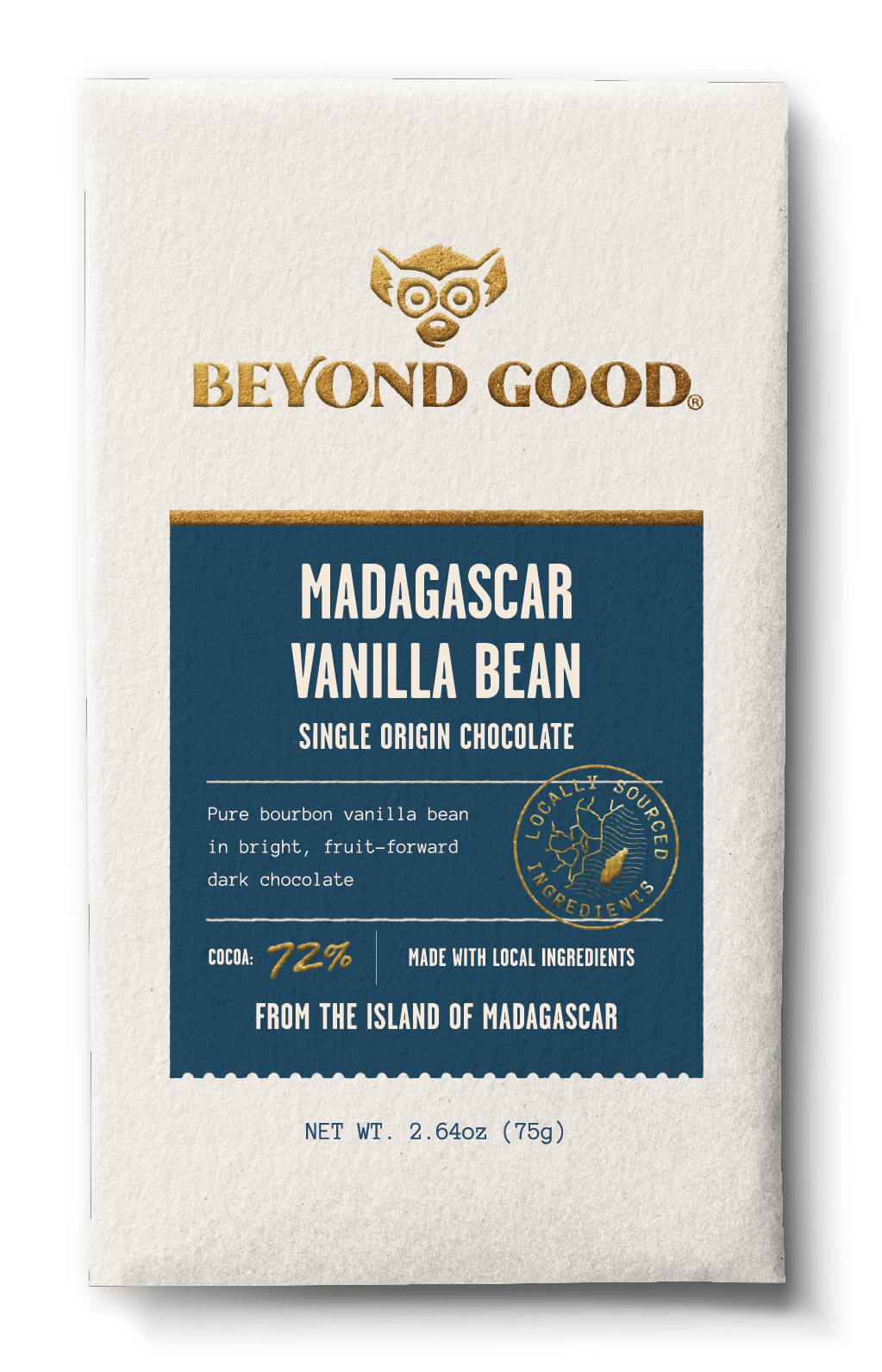Madagascar Vanilla Bean: Small Batch Collection: Single Bar (1)