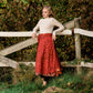 Sari Wrap Skirt: Cool Tones / Maxi / 02-12