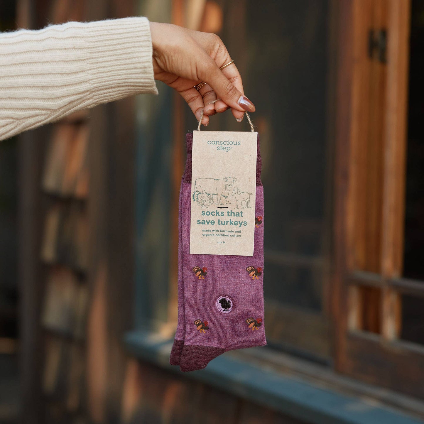 Socks that Save Turkeys: Medium