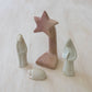 Natural 4 Piece Nativity