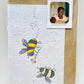 Growing Paper greeting card - Bee Kind: Paper Band