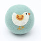 Birds: Eco Wool Dryer Balls Fair Trade: Red Bird