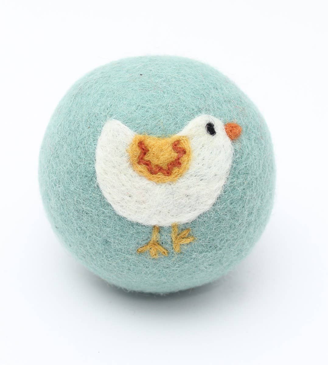 Birds: Eco Wool Dryer Balls Fair Trade: Red Bird